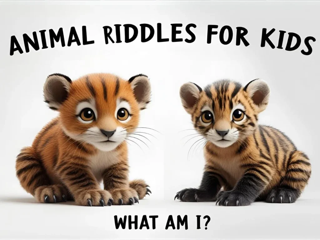 Animal Riddles for Kids What Am I