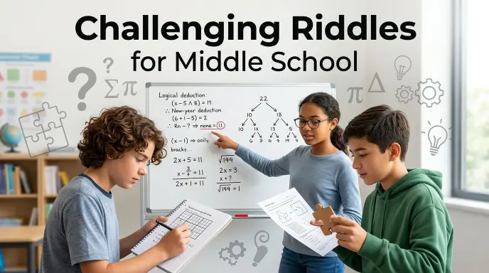 Challenging Riddles for Middle School