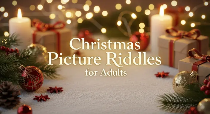 Christmas Picture Riddles for Adults