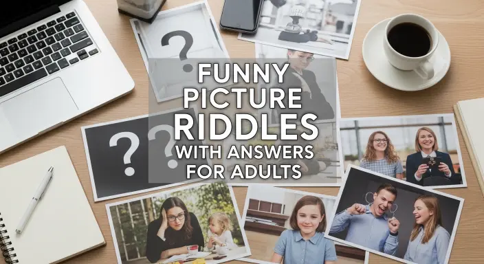 Funny Picture Riddles with Answers for Adults