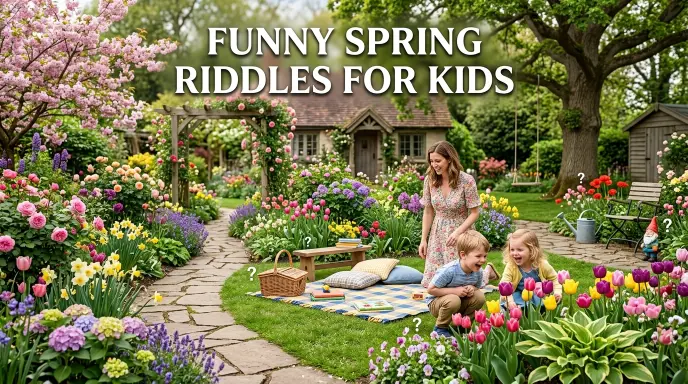 Funny Spring Riddles for Kids