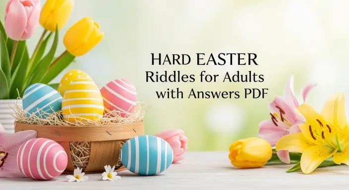Hard Easter Riddles for Adults with Answers PDF
