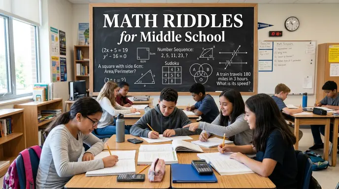 Math Riddles for Middle School