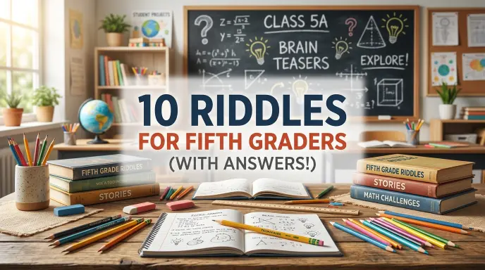 10 Riddles Fifth Graders with Answers