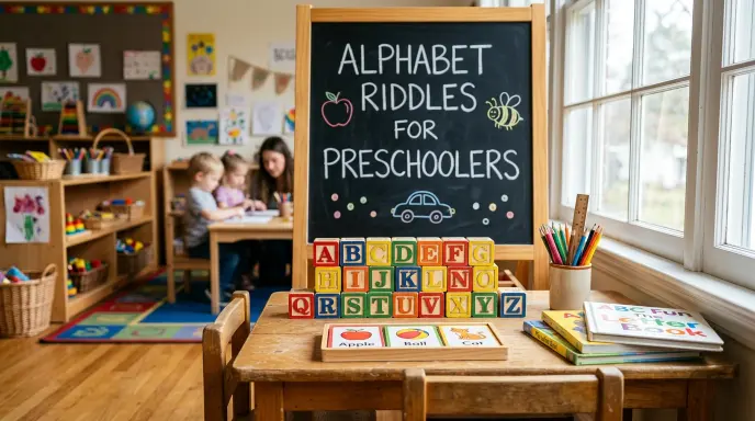 Alphabet Riddles for Preschoolers