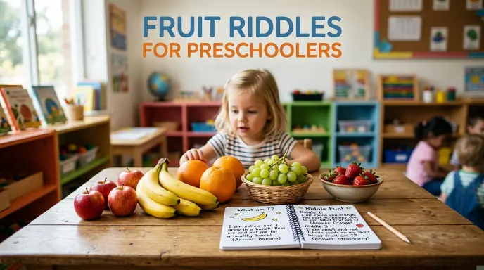 Fruit Riddles for Preschoolers