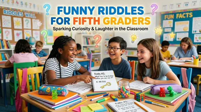 Funny Riddles for Fifth Graders