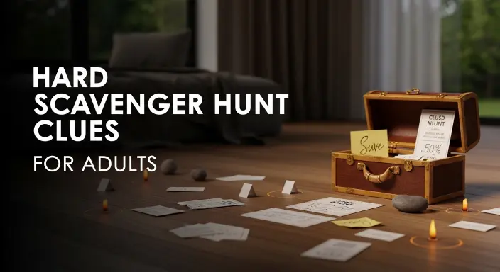 Hard Scavenger Hunt Clues for Adults