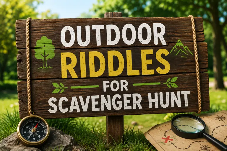 Outdoor Riddles For Scavenger Hunt