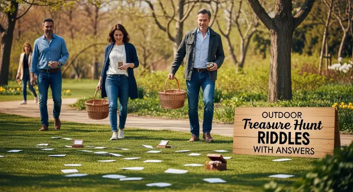 Outdoor Treasure Hunt Riddles with Answers