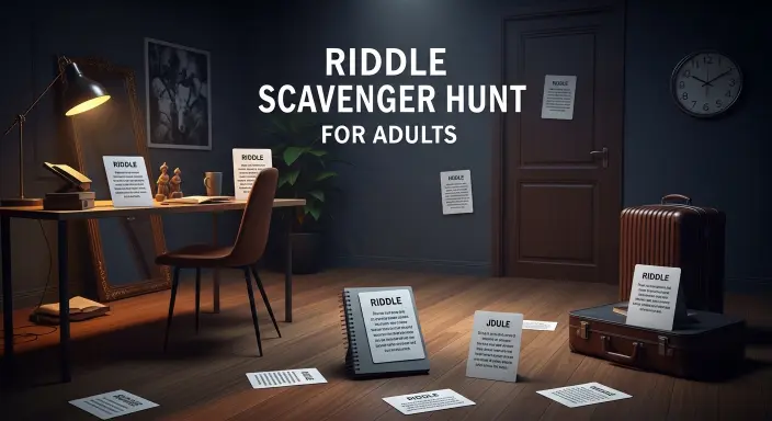 Riddle Scavenger Hunt for Adults