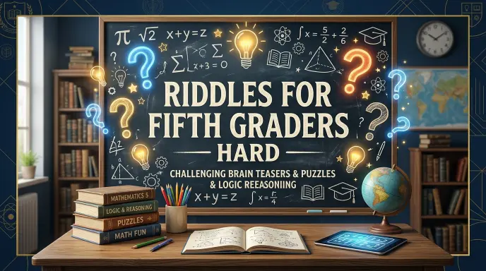 Riddles for Fifth Graders Hard