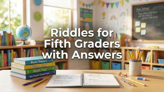 Riddles for Fifth Graders with Answers