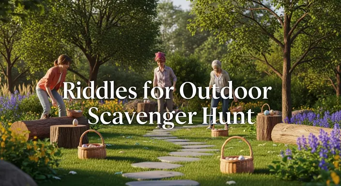 Riddles for Outdoor Scavenger Hunt