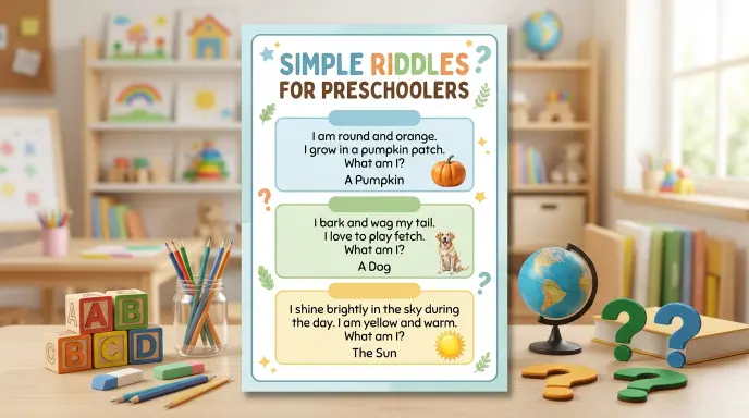 Simple Riddles for Preschoolers