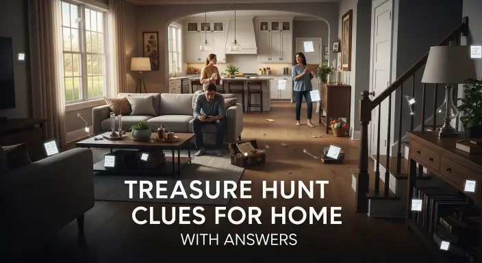 Treasure Hunt Clues for Home with Answers