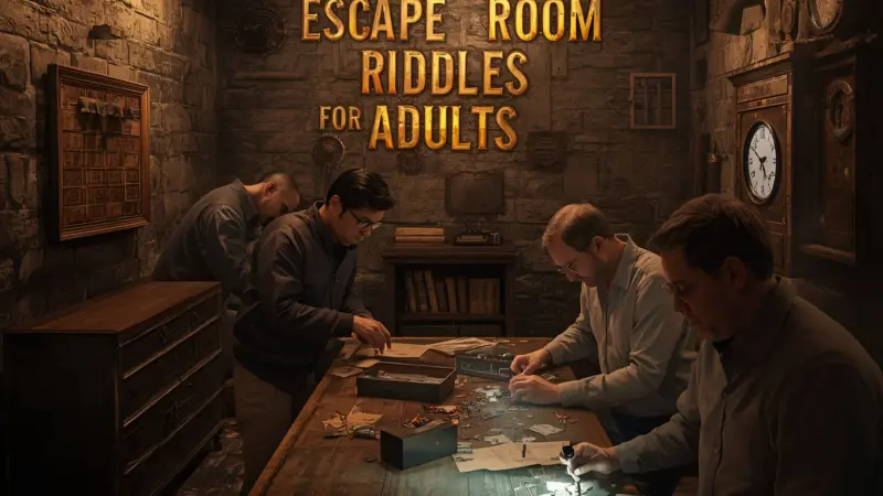 Escape Room Riddles For Adults