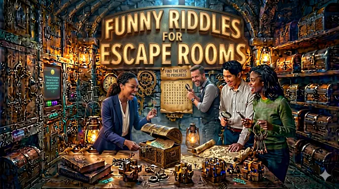 Funny Riddles For Escape Rooms