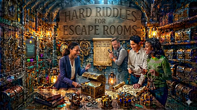 Hard Riddles For Escape Rooms