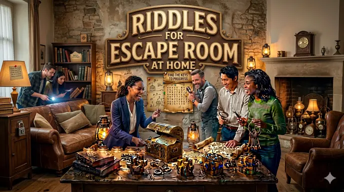 Riddles For Escape Room At Home