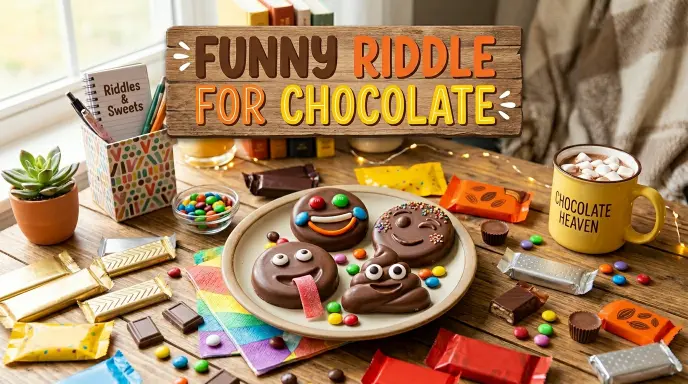 Funny Riddle for Chocolate