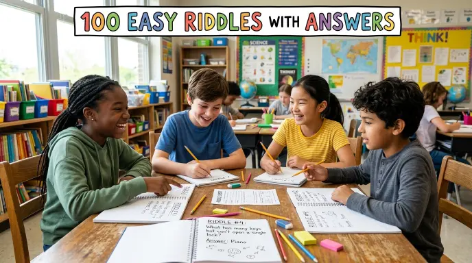 100 Easy Riddles with Answers
