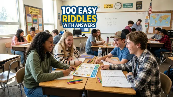 100 Easy Riddles with Answers