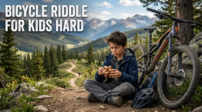  Bicycle Riddle for Kids Hard