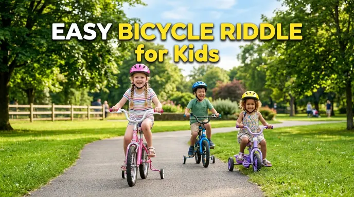 Easy Bicycle Riddle for Kids