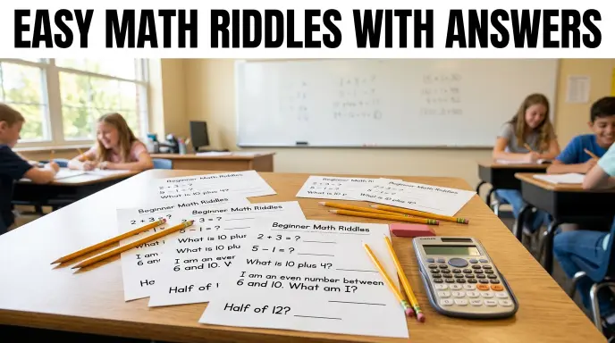 Easy Math Riddles with Answers