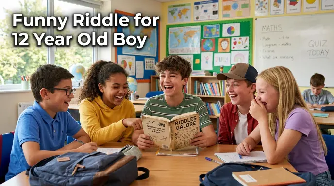 Funny Riddle for 12 Year Old Boy