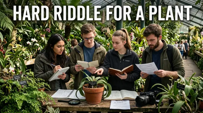 Hard Riddle for A Plant