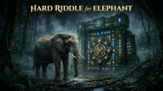  Hard Riddle for Elephant