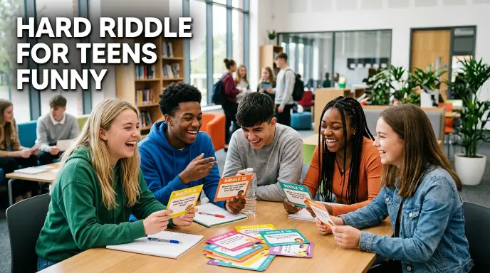 Hard Riddle for Teens Funny