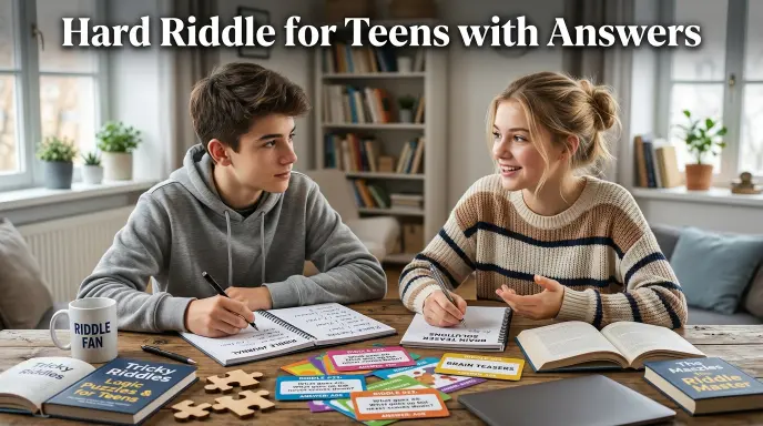 Hard Riddle for Teens with Answers
