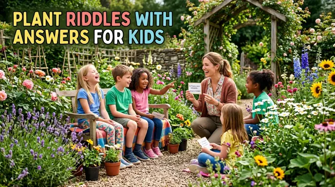 Plant Riddles With Answers for Kids
