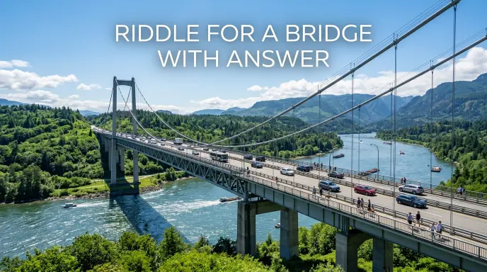 Riddle for a Bridge with Answer