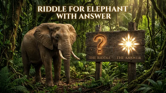 Riddle for Elephant with Answer
