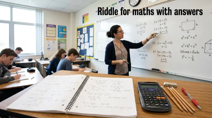 Riddle for Maths with Answers