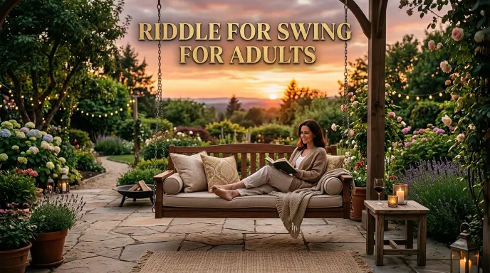 Riddle for Swing for Adults