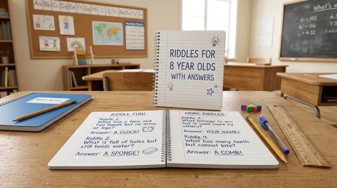 Riddles for 8 year olds with answers