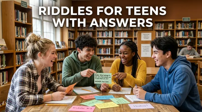 Riddles for Teens with Answers