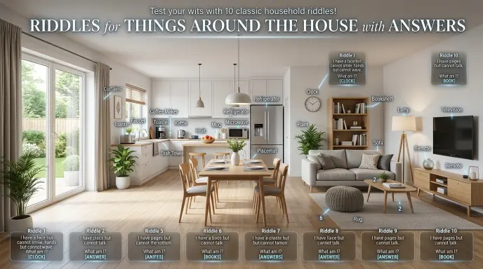 Riddles for Things Around the House with Answers