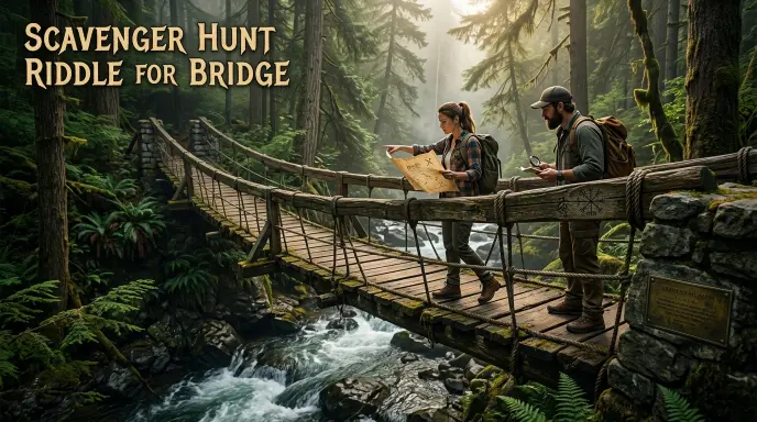 Scavenger Hunt Riddle for Bridge