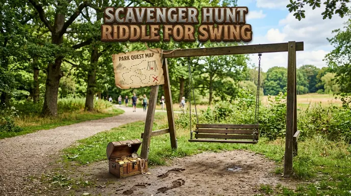 Scavenger Hunt Riddle for Swing