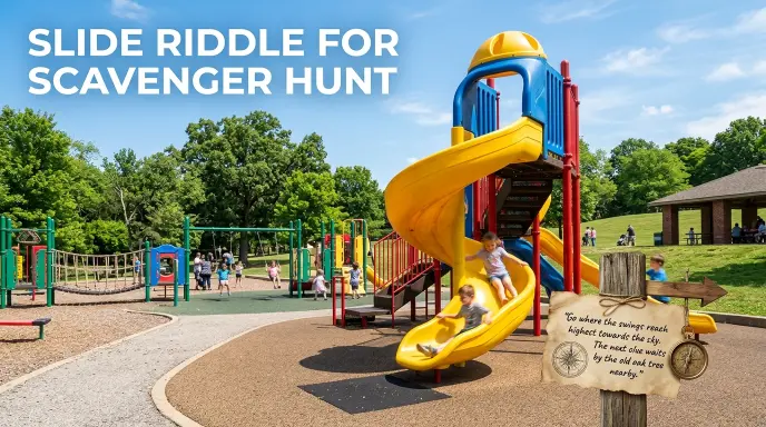  Slide Riddle for Scavenger Hunt