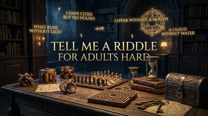 Tell Me a Riddle for Adults Hard 