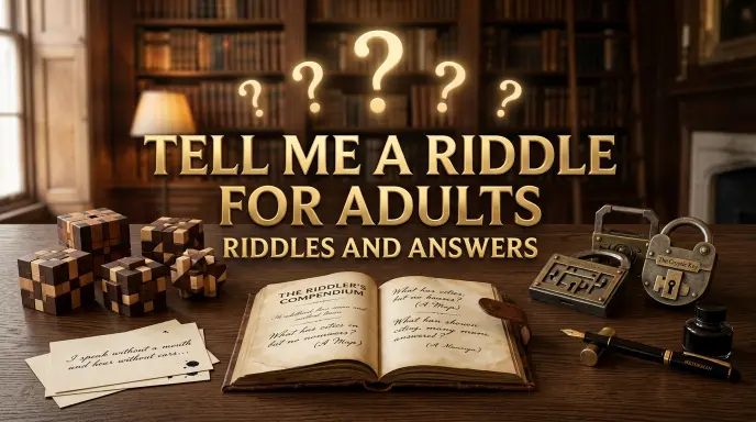 Tell Me a Riddle for Adults Riddles and Answers