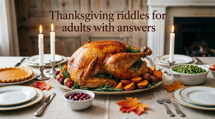 Thanksgiving Riddles for Adults with Answers