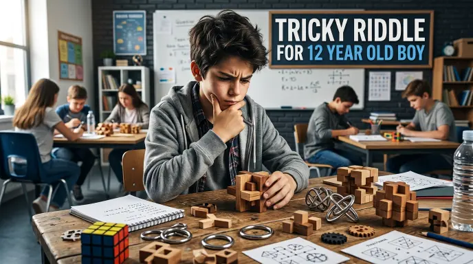 Tricky Riddle for 12 Year Old Boy
